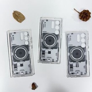🌟三星磁吸高透手機殼🌟（送價值$48保護膜）（送24小時內免費順豐）三星手機殼系列適用於三星s25，s25plus s25ultra，,s23u,s24,s24+,s24u,Samsung 24-25