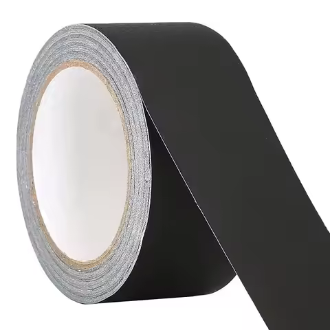 Black Gaffers Tape 30 Yards x 2 Inch - Waterproof, No Residue, Non-Reflective, Easy Tear, Matte Gaff