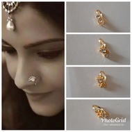 Nath / nath barrette / nose ring / indian accessories / indian jewelry