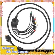 【D&F】Suitable for PS2/ Component Cable 1.8M Suitable for PS 2/3 High Resolution Game Cable Accessori