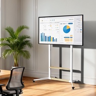 UNHO ขาแขวนทีวี 40-100 นิ้ว ขาตั้งทีวีมีล้อ TV Stand มีล้อ เคลื่อนที่ได้ ปรับความสูงขึ้นและลง Mobile