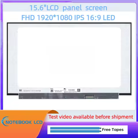 for HP 15s-fq 15s-fq4xxx 15s-fq5xxx 15.6 Inches FullHD IPS 60Hz 30Pin LCD Display Screen Panel Repla