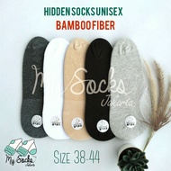 MATA Men's hidden socks bamboo fiber below the ankle unisex bamboo fiber socks