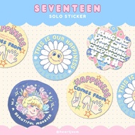 Seventeen sticker for gadget laptop tumbler stickers | heartjasm | SVT Solo
