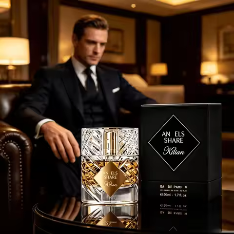Kilisan Angels Share Eau De Parfum 50ml EDP Spray - Luxurious Warm Cognac Vanilla Scent Long Lasting
