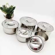 10PCS STAINLESS STEEL INDIAN POT (14-30CM)