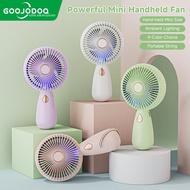 GOOJODOQ USB Mobile Handheld Mini Fan Model Handheld Portable Fan Rechargeable Strong wind