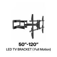 BuyerPick 50 - 120 Inch TV Bracket H6 Wall Mount TV Bracket Retractable Full Motion Cantilever Mount