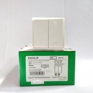 Pieno Schneider Hotel Switch Series 2 Gang 2 Way Switch