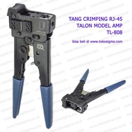 Crimping Tool RJ-45 Crimping Tool Crimping Tool STRIP CUT TL-808 MODEL AMP 2-231652-0