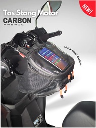 Tas Motor Carbon Fabric Tas Stang Motor Tas Box Motor Tas Motor Holder HP Tas Motor Depan Tas Box Ba