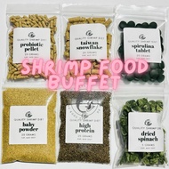 SG READY STOCK | Quality Shrimp Diet Taiwan Snowflake Shrimp Crayfish Crab Pleco Cory Food Spirulina