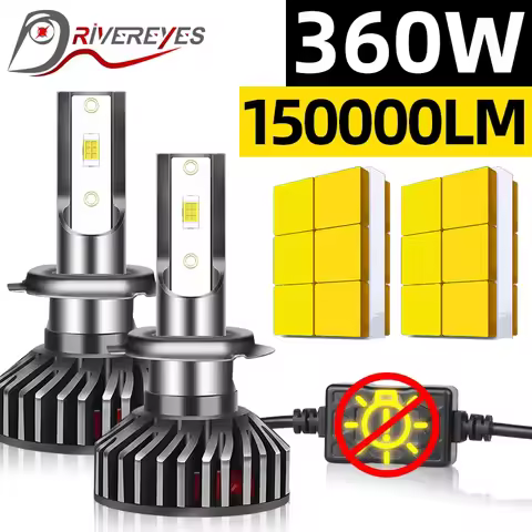 H1 H4 H7 LED Car Headlights 150000LM Canbus H11 H8 H1 4300K 6000K 8000K 10000K 9005 HB3 9006 HB4 H9 