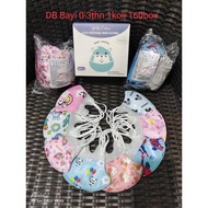 Duckbill DB BABY STRIPED MOTIF MASK CONTENTS 50PCS CUTE BOX