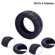 Electric scooter thickened vacuum tire 90/55-6 tubeless tire for scooter tire replacement