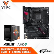 ASUS ROG Strix B550-F Gaming and AMD Ryzen 5900x Processor Bundle