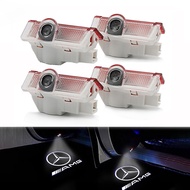 4Pcs Car Door Light LED Welcome Lamp for Mercedes Benz W205 W212 W176 W246 C204 W242 S212 W166 GL GLC GLS GLE GLA Class