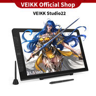 VEIKK Studio VK2200Pro lukisan Pen paparan grafik Monitor IPS Monitor 16384 tahap Pen tekanan lukisa