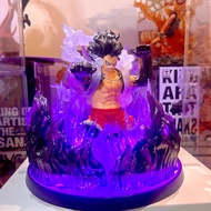 Fourth Gear Luffy One Piece Doll Luffy Lamp Holder Luminous Luffy Doll Art King Genuine Doll Image S