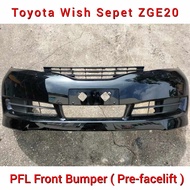 🇯🇵🇯🇵 Toyota Wish Sepet ZGE20 PFL Front Bumper ( Pre-facelift ) / Bumper Depan