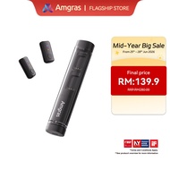 Amgras SoundLink Pro Magnetic Clip-on Mini Microphone 3-in-1 Desktop Mic with AI Noise for Android/i