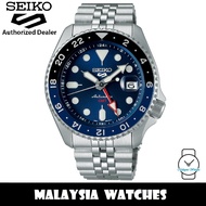 Seiko 5 Sports Superman SSK003K1 GMT Automatic Hardlex Glass With Lens Stainless Steel Men's Watch