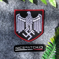 MERAH Patch N4z1 Eagle Logo outline Red Second World War Uniform Knickknacks WW2