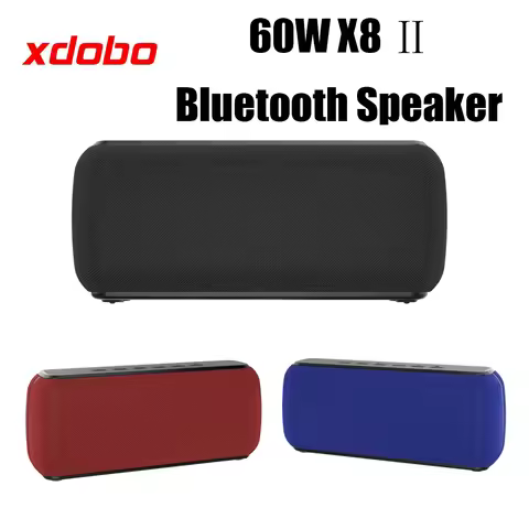 XDOBO X8 Ⅱ 60W Bluetooth Speaker Portable Wireless Subwoofer Boombox TWS BT Outdoor Speaker Voice As