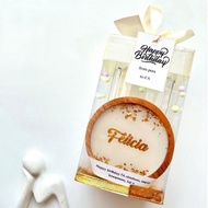 [Custom Glass and Coaster] Custom Coaster - Glass - Custom Cutlery - Custom Gift - Unique Gift