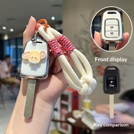 For HONDA car keychain TPU key accessories suitable for HONDA BRV/CITY 2014/CITY 2014-2017 Key Case