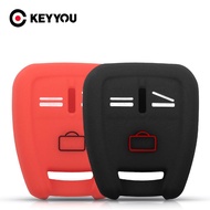 New KEYYOU For Opel Astra Zafira Vauxhall Vectra Omega 3 Buttons Remote Car Key Shell Case Fob Silicone Cover Protect 127988