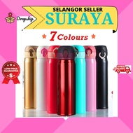 Thermos Bottle 500ml Double-Layer Stainless Steel Botol Vacuum Flask Termos 7 Colours