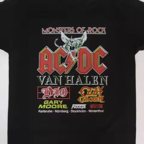 Monsters Of Rock T-Shirt Germany 1984 Sizes S to XXL New