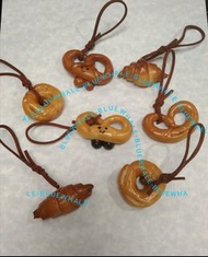 包郵, 手工烘焙製造鹼水麵包Pretzel, Brezel 扭結餅/蝴蝶脆餅, Croissant 可頌/牛角麵包, Bagel貝果/百吉圈 吊飾 掛繩 匙扣