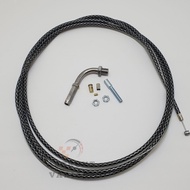 Kabel Tali Gas Serat Carbon Spontan Aktif Selang L Gas 2 Meter & 3 Meter Universal Rx King Nmax Ninj