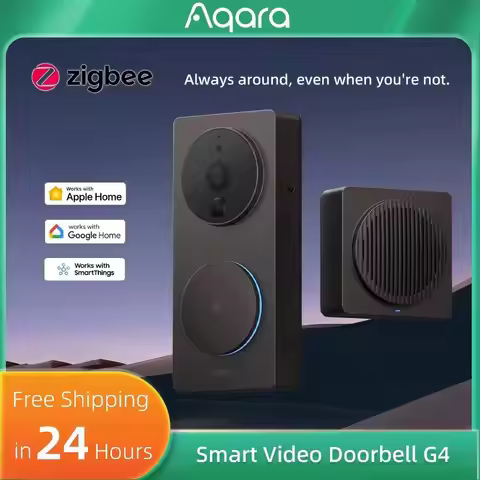 Aqara Smart Video Doorbell G4 WiFi 2.4G 1080P Smart Door Bell Smart Home Security Electronic Cat Eye