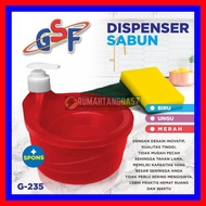 DISPENSER SABUN BULAT GSF G-235 / TEMPAT SABUN BULAT + SPONS CUCI PIRING / DISPENSER SABUN CAIR BOTO