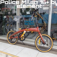Sepeda lipat Police Milan 16+ by element
