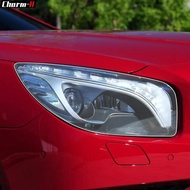 2X Car Headlight Self Healing Protective Film Protection Transparent TPU Sticker for Mercedes Benz S