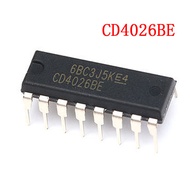 10pcs/lot CD4026 CD4026BE 4026 IC CMOS Counters Decade/Divider DIP 16