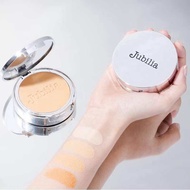 Jubilia แป้งพัฟลงหน แป้งพัฟเนื้อเนียน แป้งพัฟล็อกผิวรองพื้น ของแท้ 100%