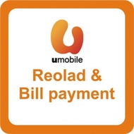 U MOBILE TOP UP or Bill Payment RM 50 -3%