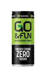 GO & FUN 零糖天然能量飲品250毫升 (24罐) #意大利製造
