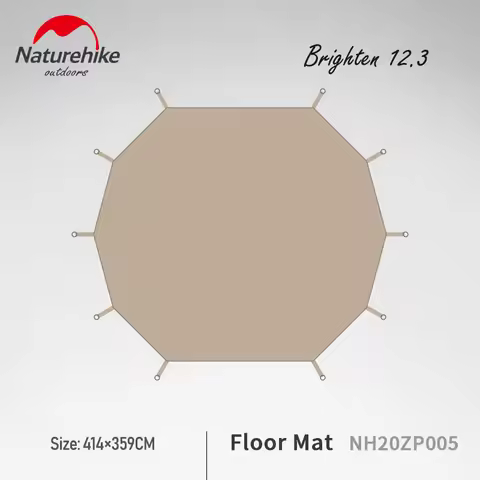 Naturehike Brighten 12.3 Floor Mat Polyester Ground Cloth Footprint Groundsheet for NH20ZP005/NH22ZP