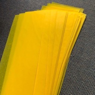 New bamboo Pulp Paper swallowing Talisman Paper Bamboo Pulp Paper edible Yellow Paper 100 Sheets Mor