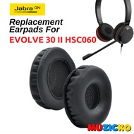 1Pair Jabra Evolve 30 II HSC060 UC/MS Headset Leather Ear Pads Cushion Earpads Replacement