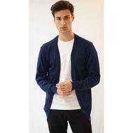 Houseofcuff Men's Oversized Korean Cardigan Jumbo SizeBIG Darkbiru Cardigan Men Sweater for Men