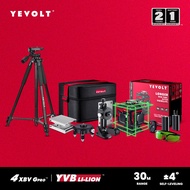 YEVOLT 16 Lines Laser Level 4-Plane Green Light Self-Leveling Measuring Tool Kit with Storage Bag 1.
