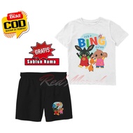 Children's clothing for ages 2, 11 years, best bing episode motif, premium dtf screen printing child