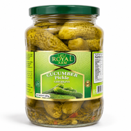 ROYAL ARM Sliced Cucumber Pickle 482g Natural Dill Halal Pickles